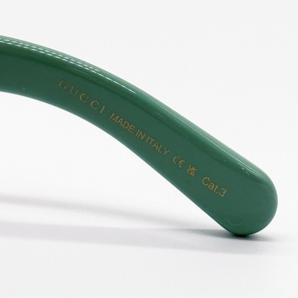 NEW GUCCI GG1403S 004 SQUARE GREEN GREY WOMEN SUNGLASSES GUCCI - Picture 8 of 10